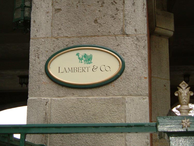 Enseigne - Lambert & Co.